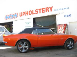 Camaro convertible top installation